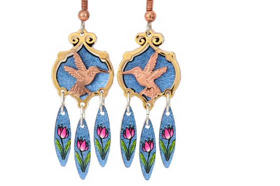 Handmade Jewelry: Hummingbird Earrings