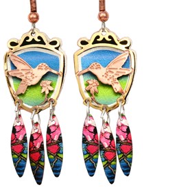 Handmade Jewelry: Hummingbird Earrings
